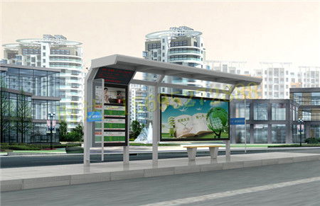 青岛公共自行车棚制作厂家时达广告制品厂