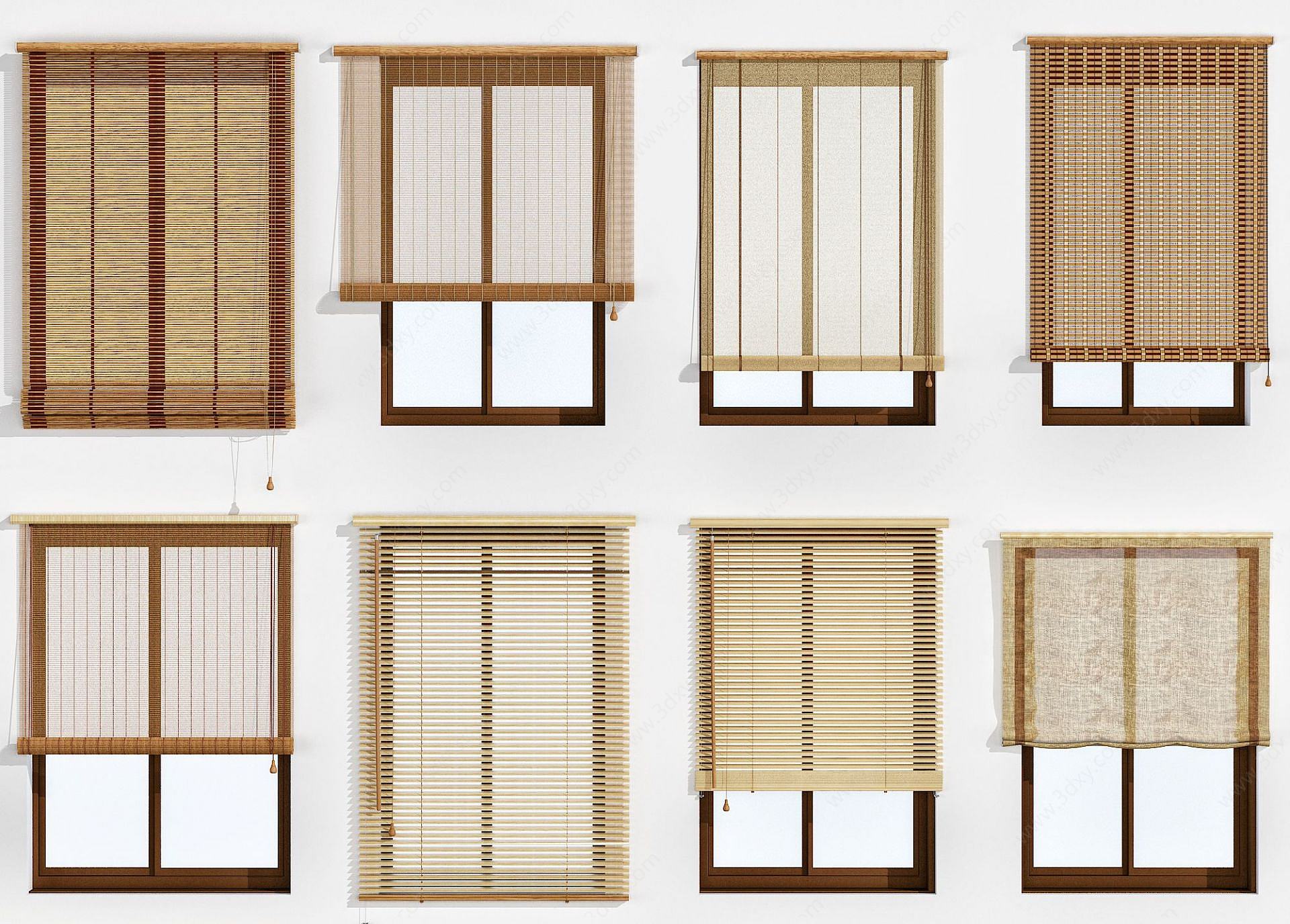 竹帘 一种朦胧清雅的中国窗饰